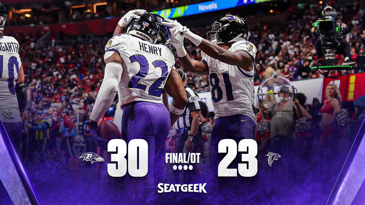 Ravens Rise Late, Defeat Falcons in Overtime | Game Recap