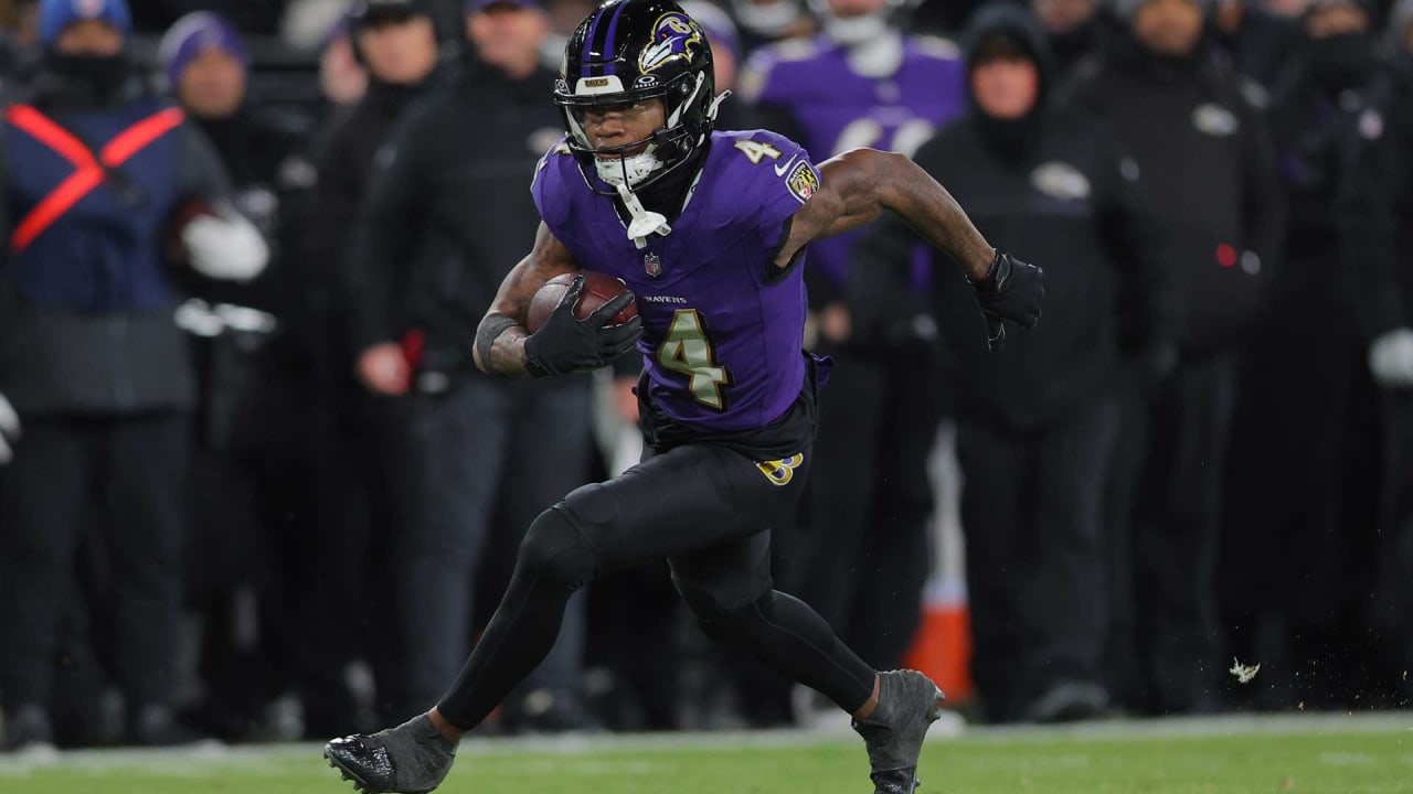 Lamar Jackson Zips Sideline Pass to Zay Flowers RavensTexans Playoff