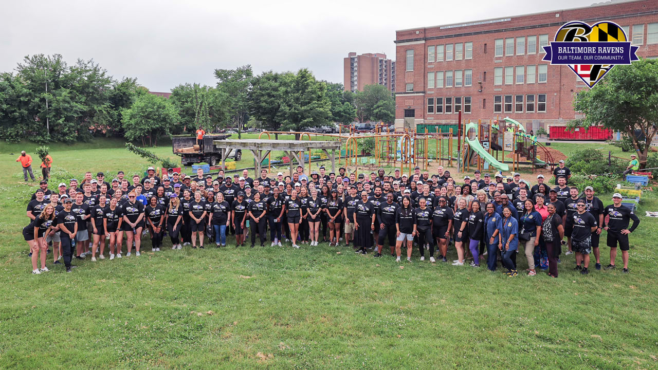 Ravens Host Annual Signature Project at The Historic Samuel Coleridge