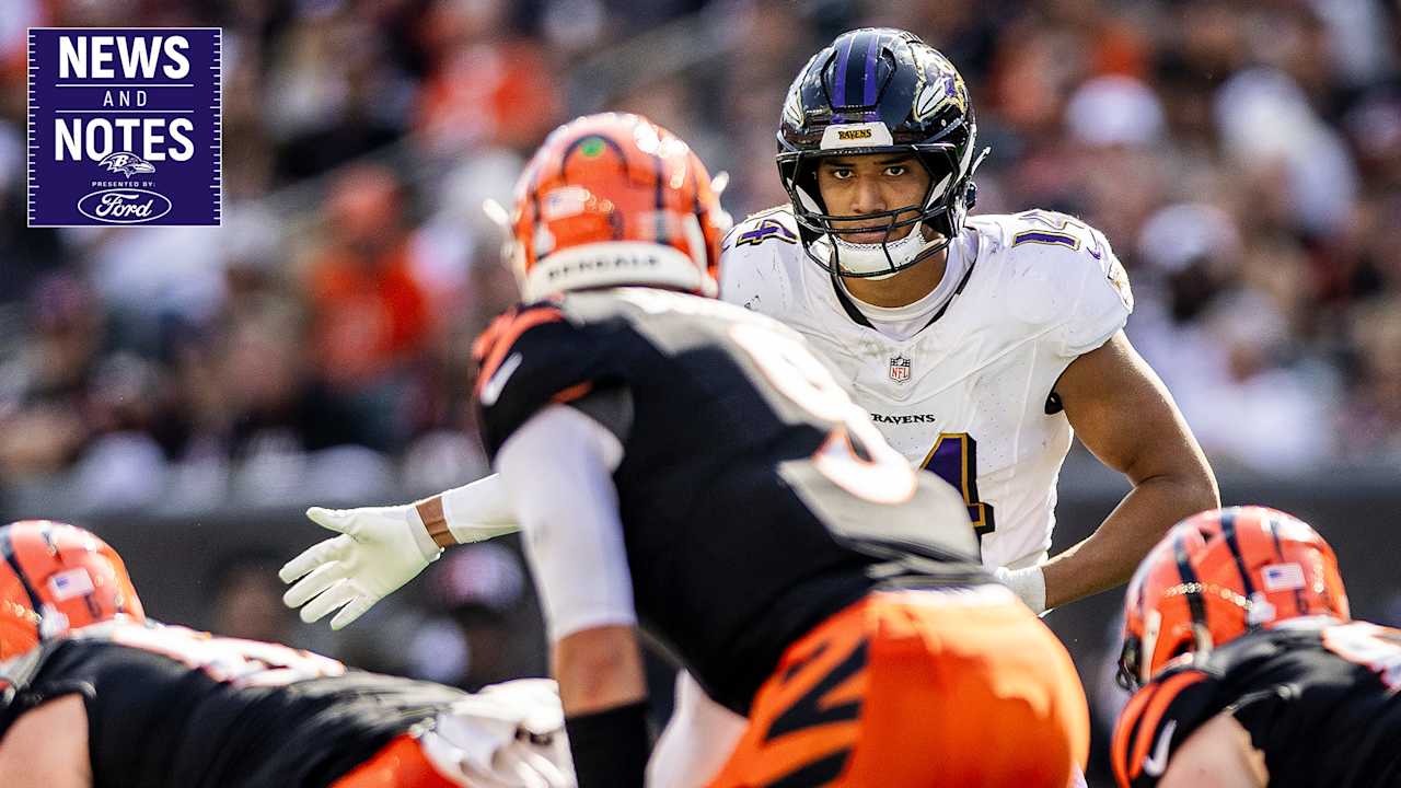 News & Notes: Ravens Put Emphasis on Quick Recovery During Short Week
