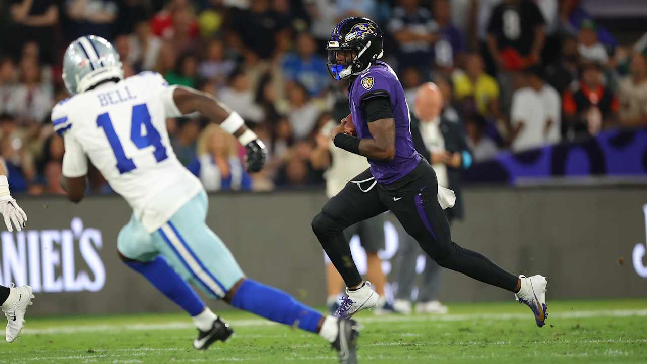 Lamar Jackson Rips Off Long Run to Jumpstart Offense | Ravens Week 3 ...