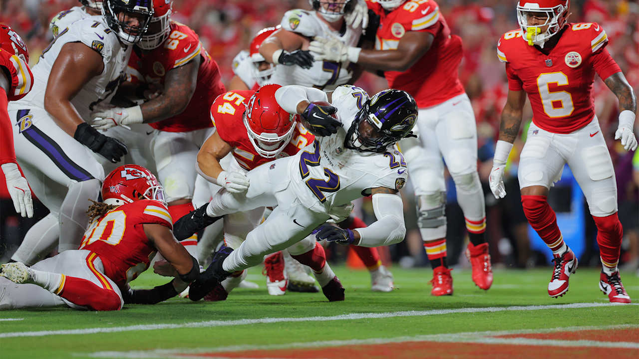 Derrick Henry's First Touchdown as a Raven Highlights Ravens vs