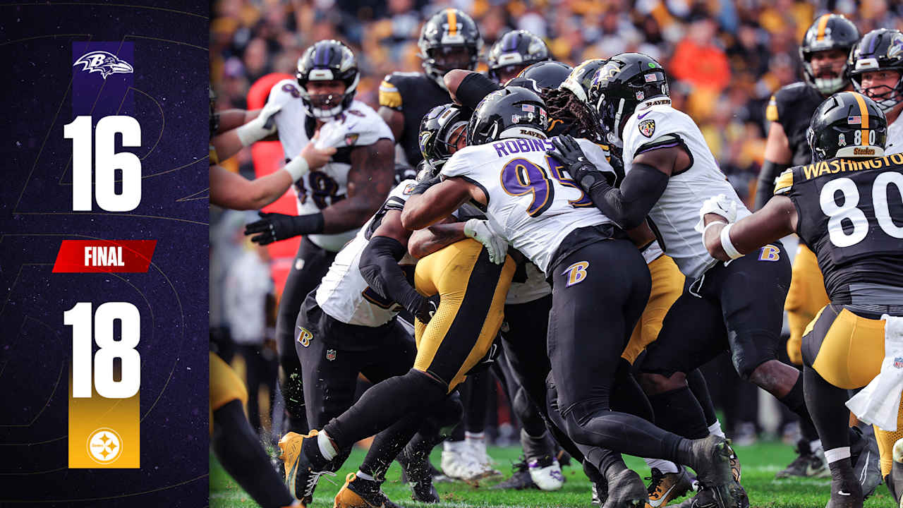Game Recap: Ravens Fall to Steelers in AFC North Showdown
