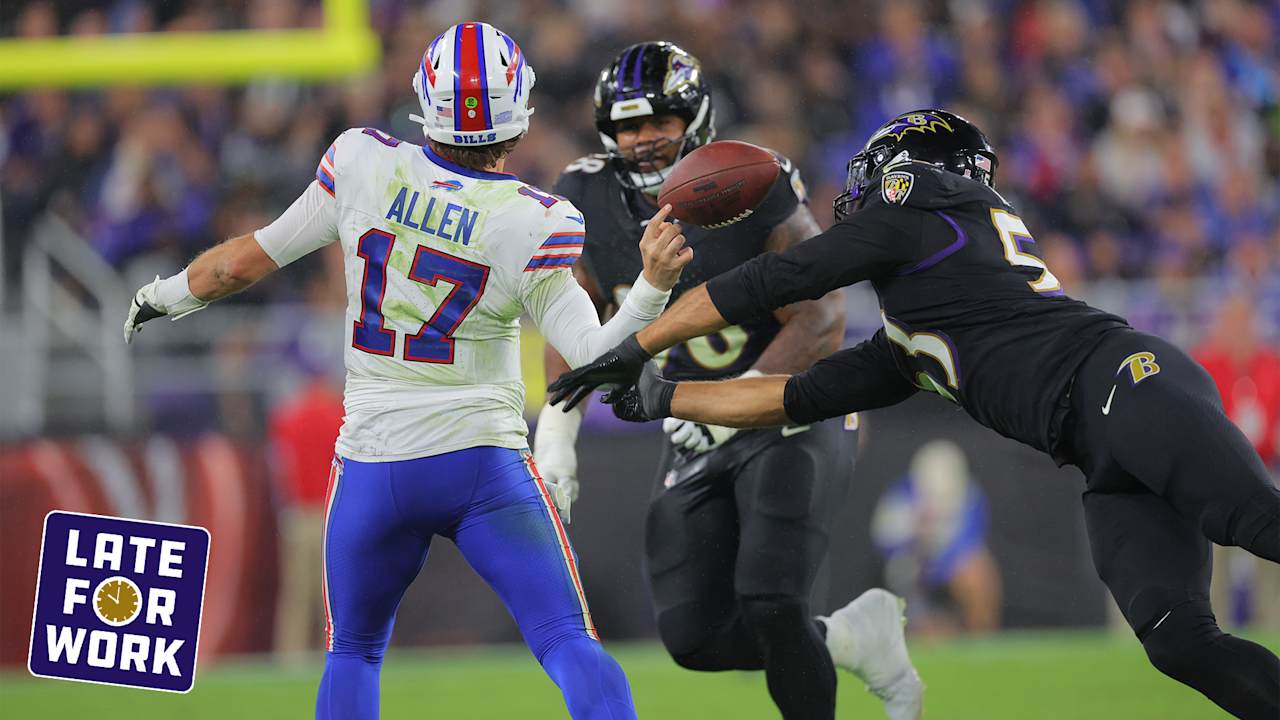 The Ravens defense “stomped” Josh Allen while the offense “punched money to pieces.”