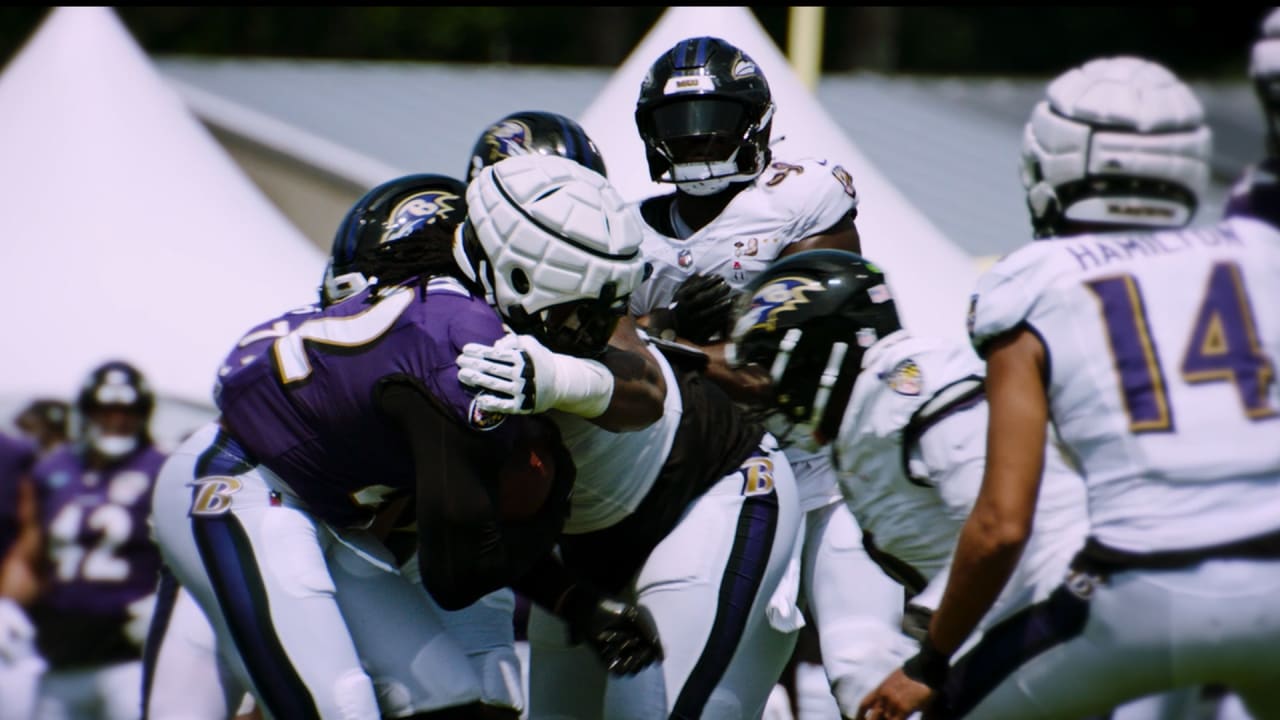 The Great Sound of Football Pads | Baltimore Ravens Training camp ...