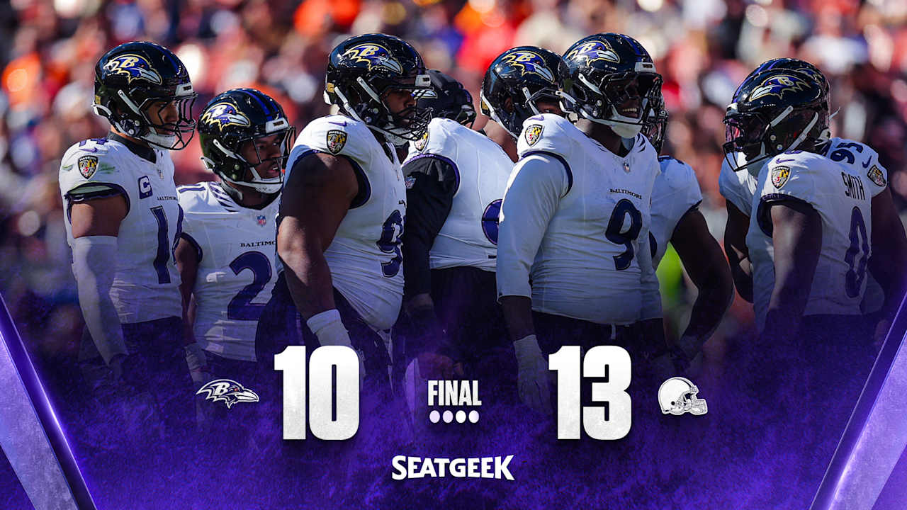 Ravens Lose Fourth-Quarter Lead in Cleveland | Game Recap