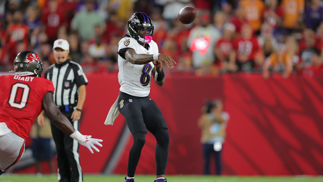 Lamar Jackson Lofts Perfect Pass to Charlie Kolar Ravens vs