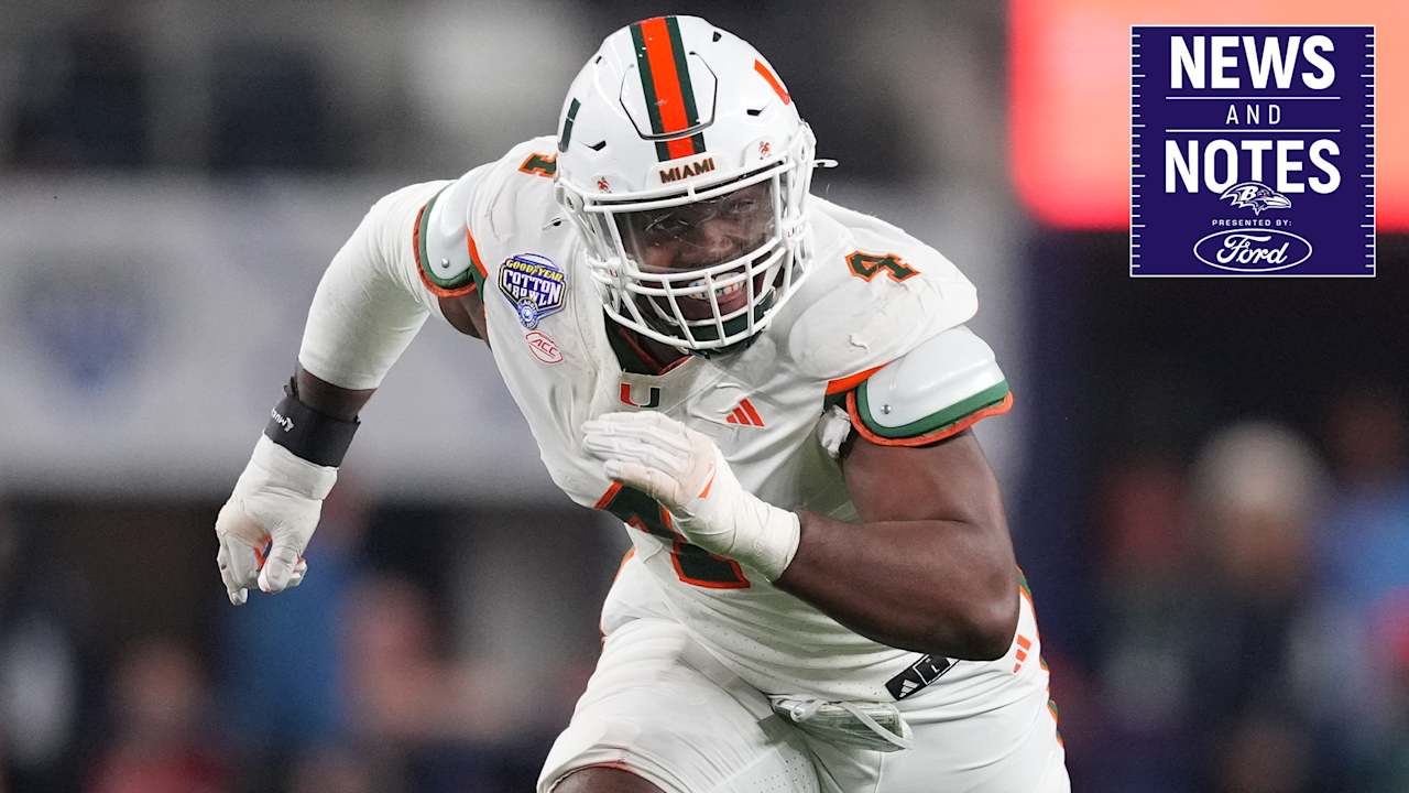 News & Notes: Rueben Bain Jr. Has a Mentor in Ray Lewis - Baltimore Ravens image