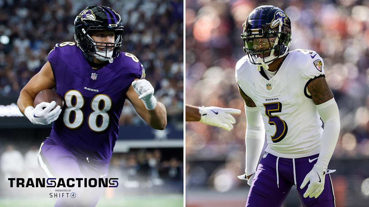 Ravens Activate Charlie Kolar to 53-Man Roster; Move Jalyn Armour-Davis to Injured  Reserve