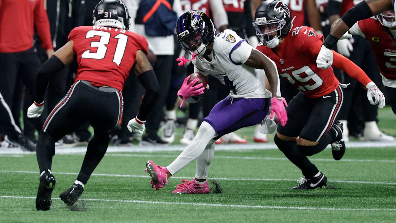 Zay Flowers Lays Out for Pass | Ravens Week 5 Highlights
