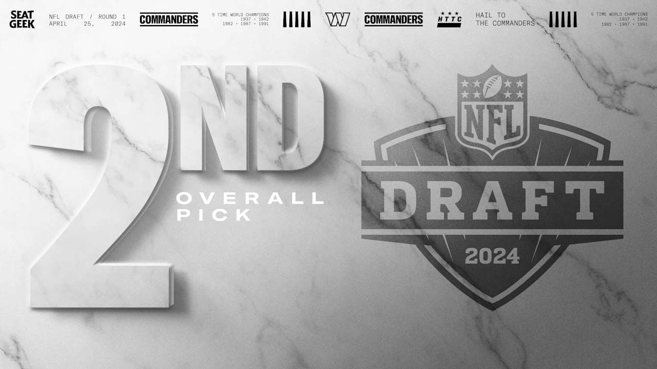 Commanders receive No. 2 overall pick in 2024 NFL Draft