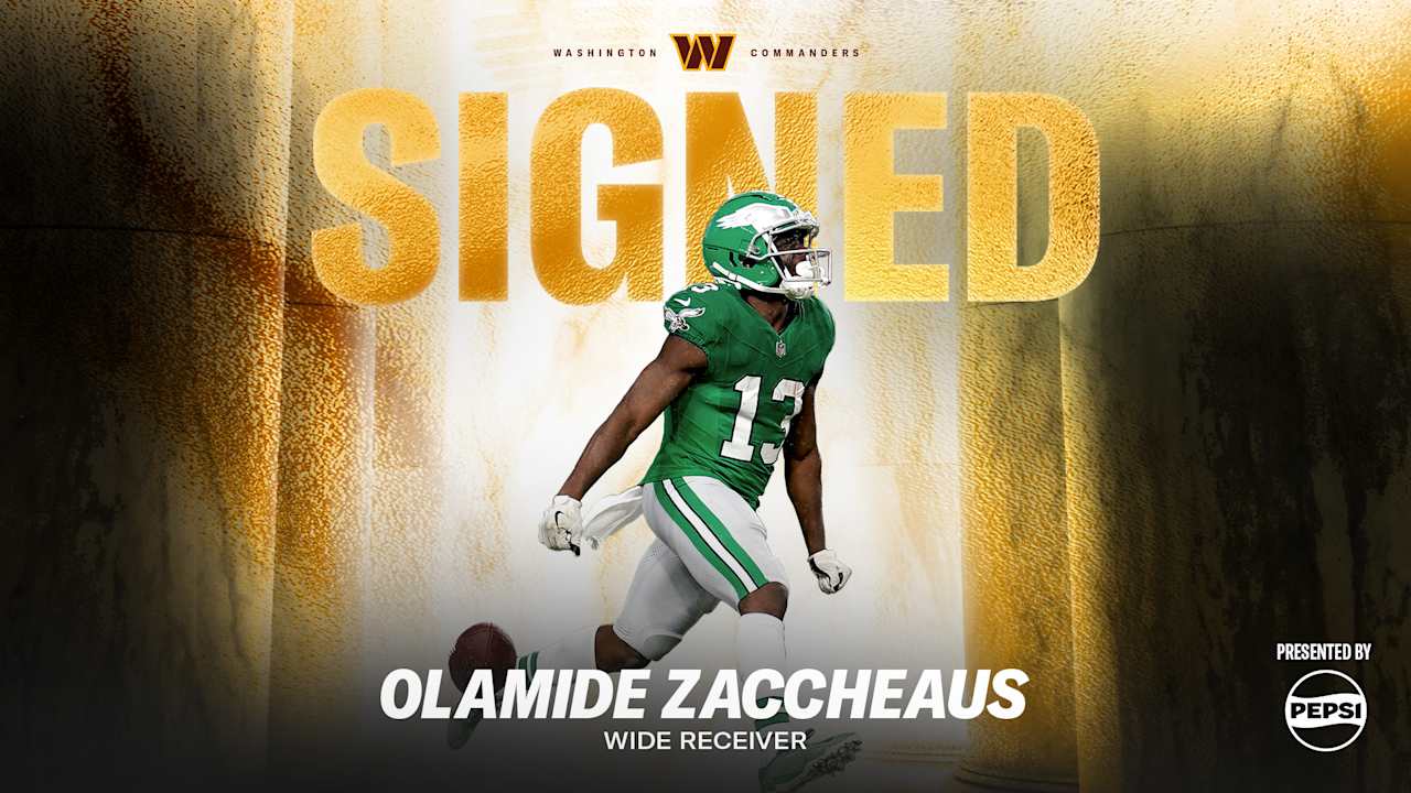 Commanders sign WR Oladmide Zaccheaus