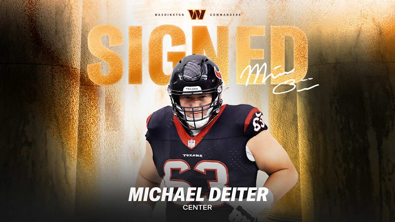 Commanders sign C Michael Deiter - Vimarsana News