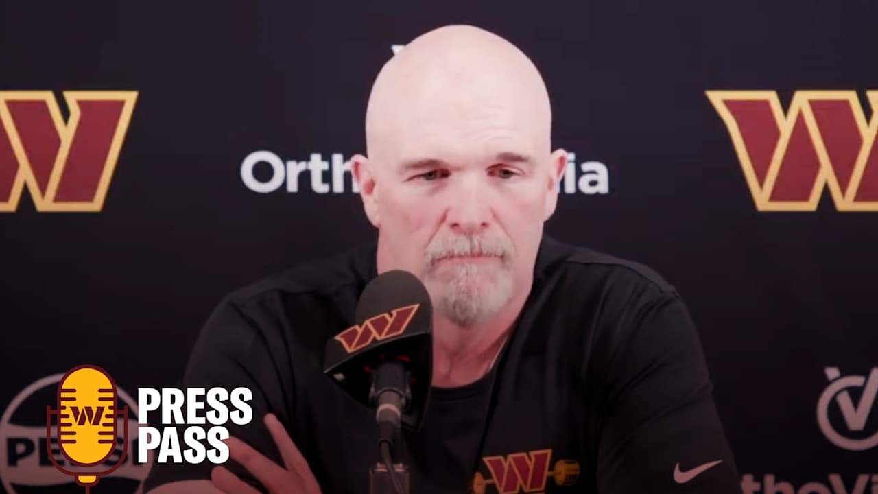 HC Dan Quinn January 6, 2025 Press Pass Washington Commanders NFL