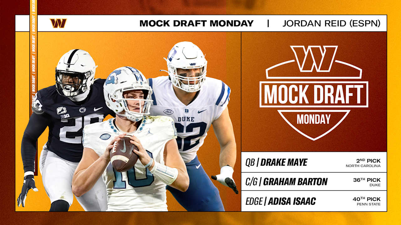 Mock Draft Monday Here's who ESPN's Jordan Reid thinks Washington