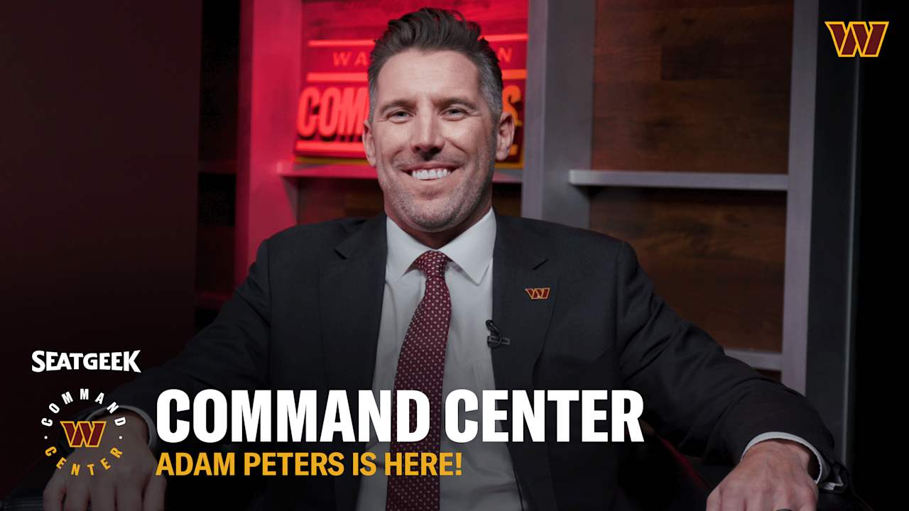 Meet Washington's NEW GM Adam Peters! Command Center Washington Commanders