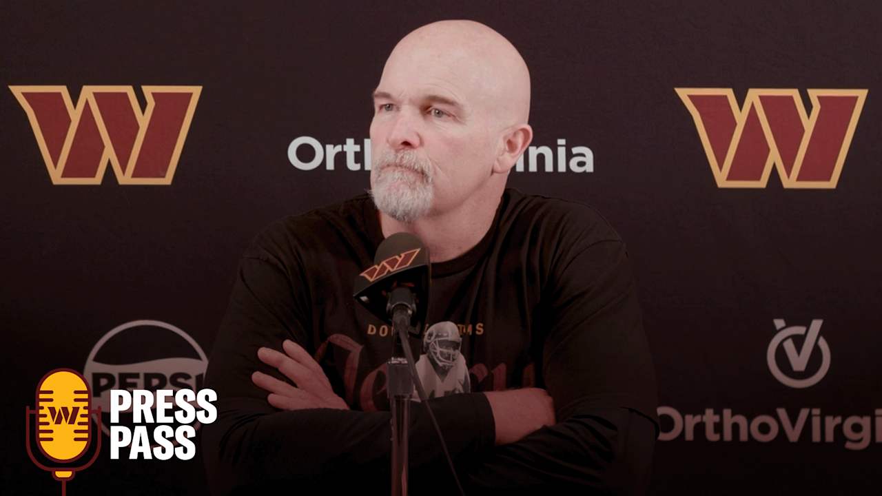 HC Dan Quinn January 8, 2025 Press Pass Washington Commanders NFL