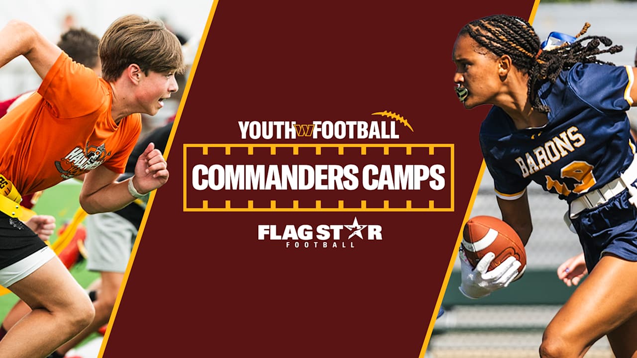 Washington Commanders and Flag Star Football announce youth football Commanders camps for 2025