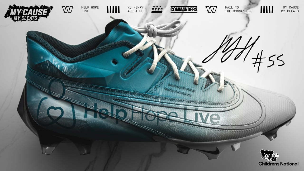 KJ Henry gives back to the organization that helped save his dad’s life for NFL’s ‘My Cause, My Cleats’