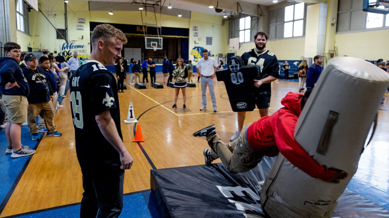 Recap: Saints, UnitedHealthcare unveil Get Fit Fitness Zone at Houma ...