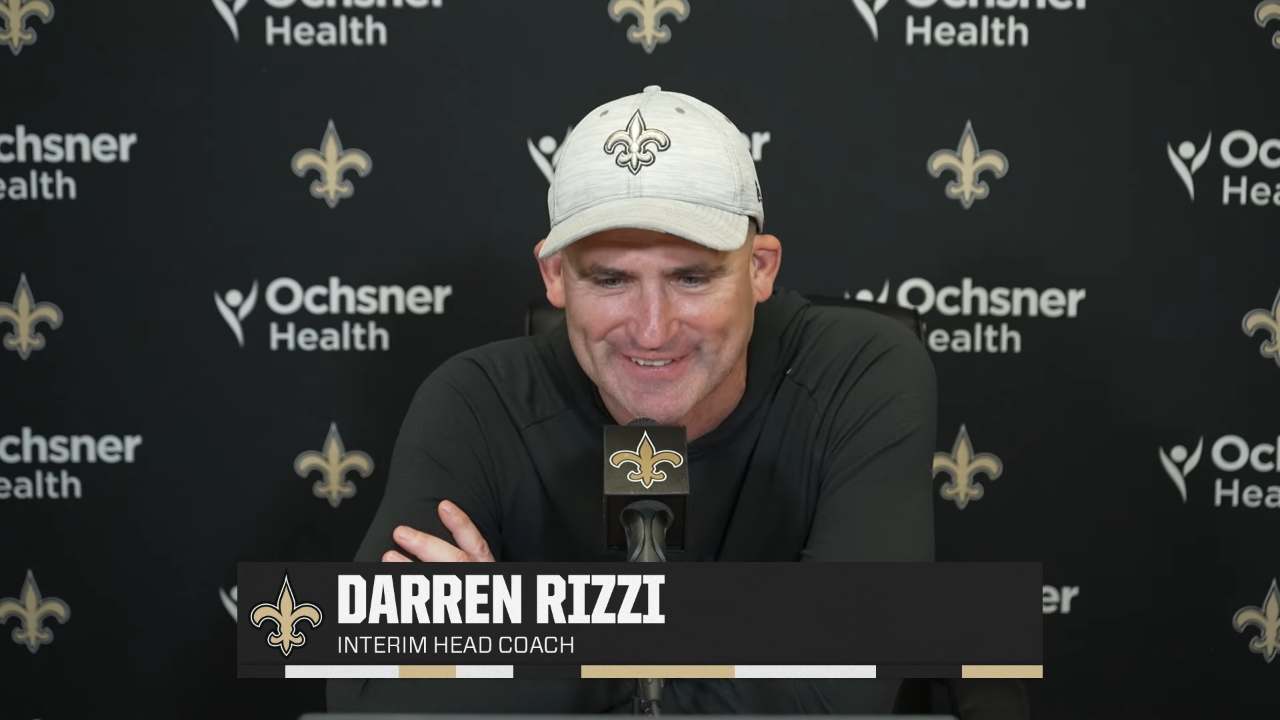 HC Darren Rizzi the day after the Saints' Win vs. Browns