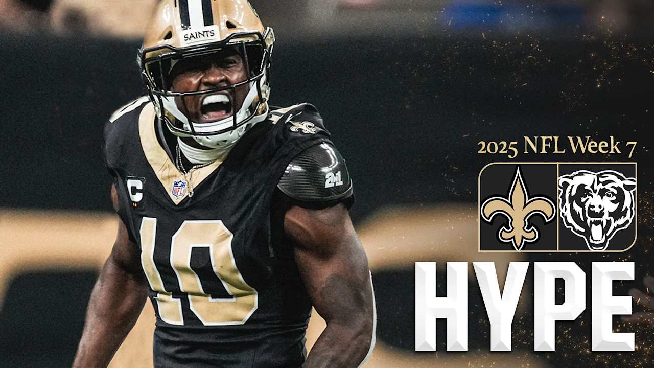 GET HYPE for Bears vs. Saints in Week 7!