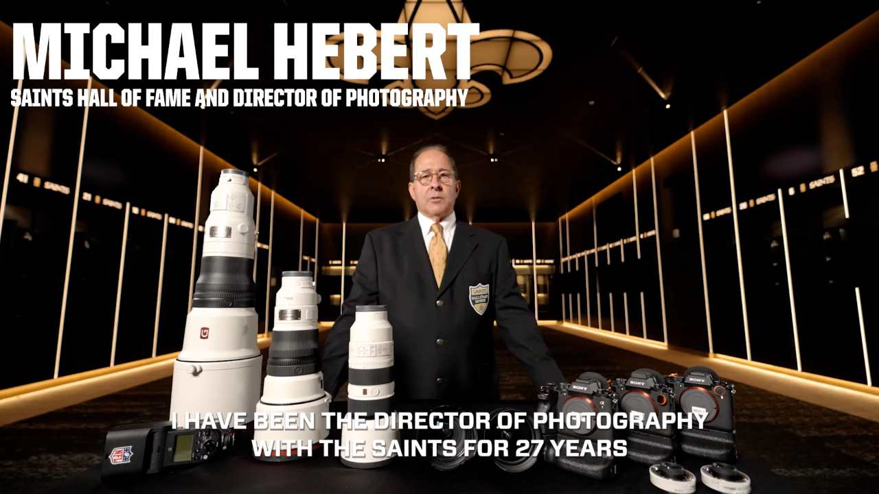 A day in the life behind the lens with Saints Director of Photography ...