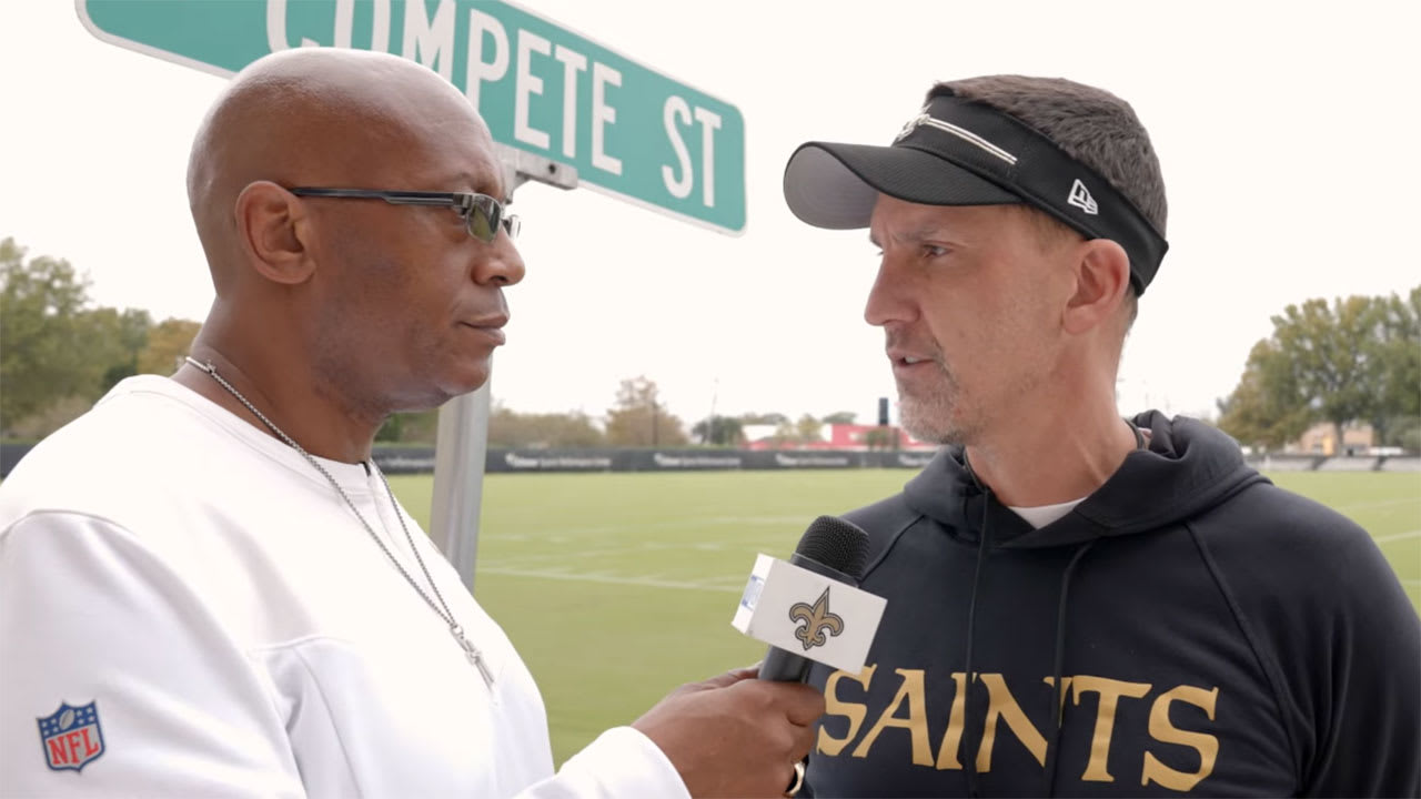 Week 10 At Vikings: Saints HC Dennis Allen Exclusive Interview