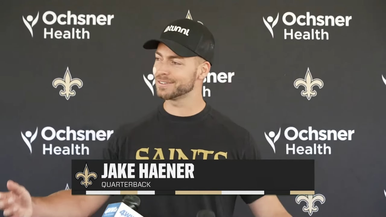 Jake Haener on reps in camp, confidence on Day 3 of Saints Training