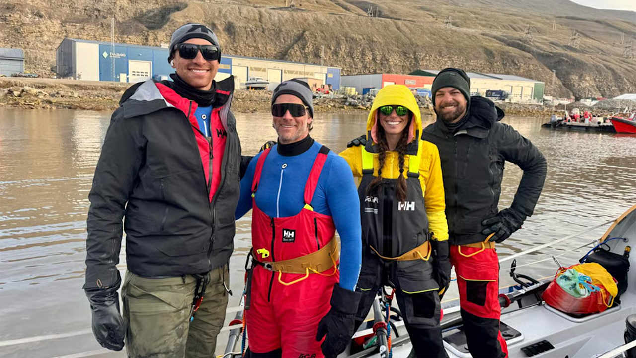 Jimmy Graham and rowing team complete the Arctic Challenge, rowing 584 ...