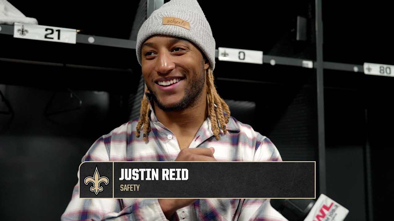 Justin Reid | Saints-Falcons Postgame | 2025 NFL Week 18