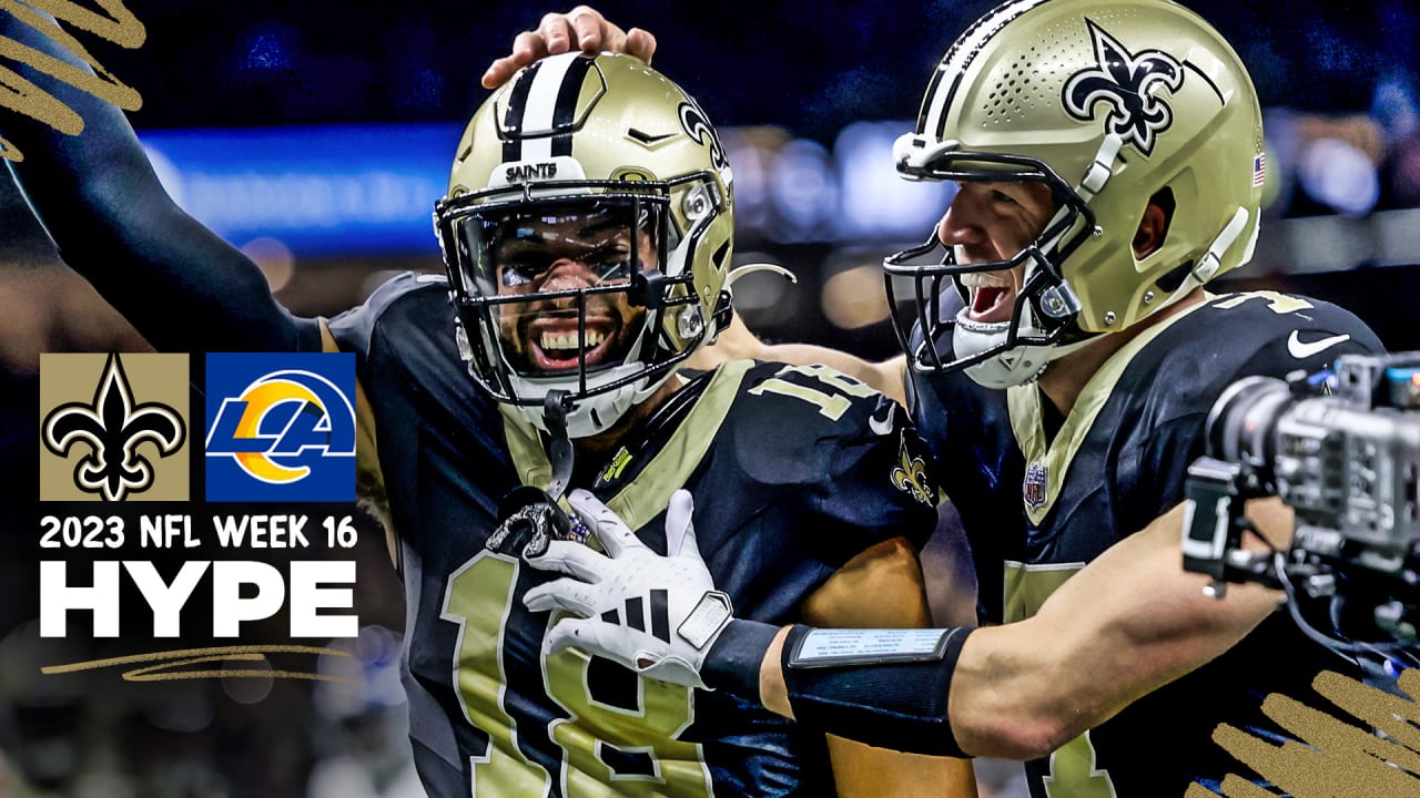 Get HYPE for Rams vs. Saints on Thursday Night Football