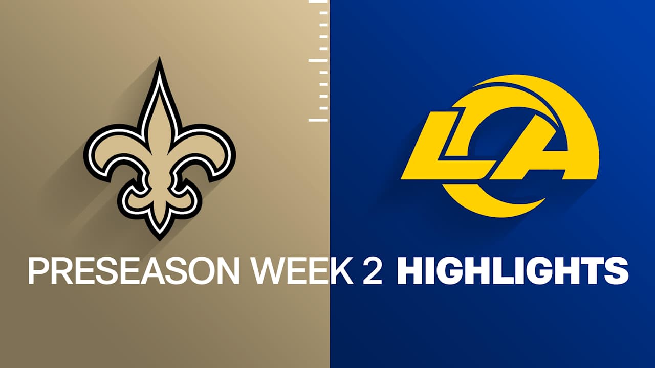 Rams vs. Saints Game Highlights | 2026 NFL Preseason Week 2