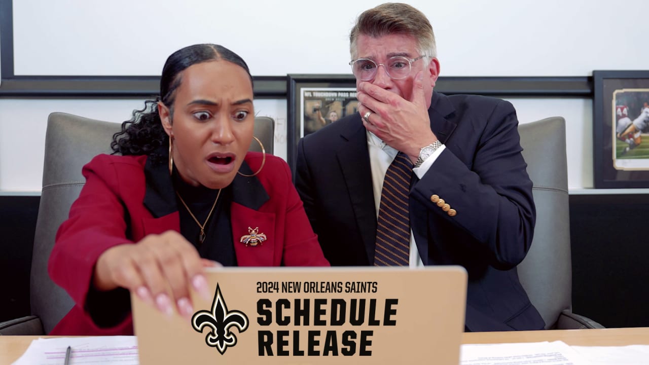 2024 New Orleans Saints Schedule Release video