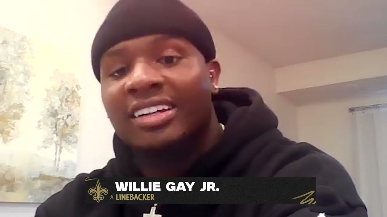 Saints LB Willie Gay Jr.'s first interview with New Orleans 3/14/24