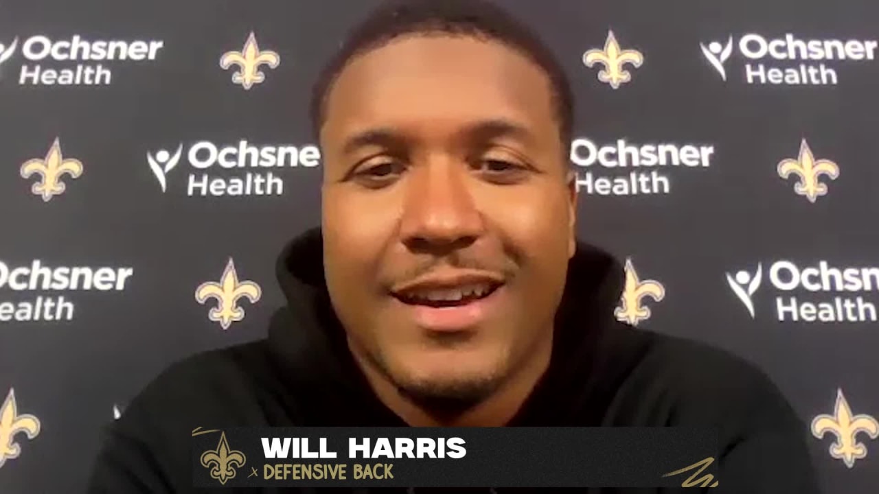 Will Harris' first interview with New Orleans Saints