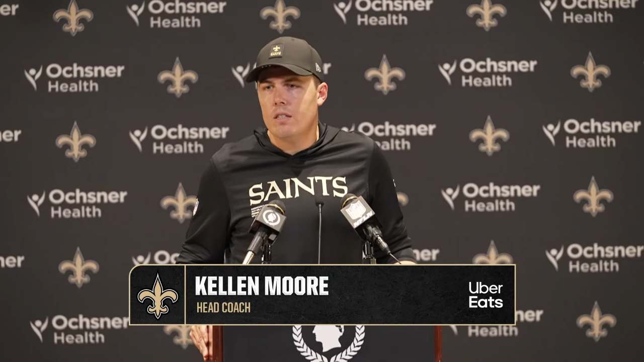 Saints HC Kellen Moore recaps Week 1 loss to Cardinals