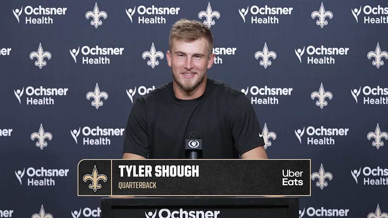 Tyler Shough on Rashid Shaheed trade, opportunity for Devaughn Vele ...