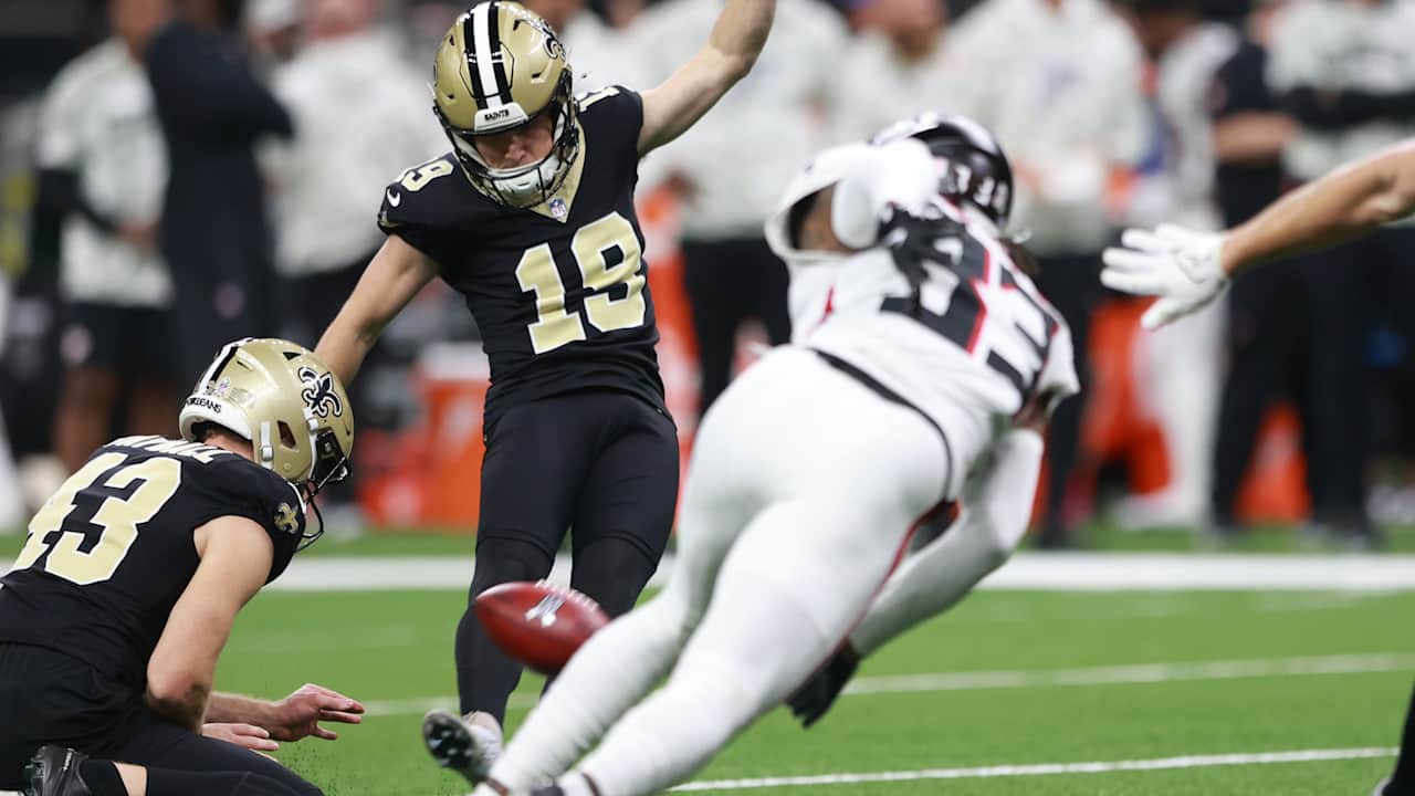 Blake Grupe's 38-yard FG opens scoring in Falcons-Saints game