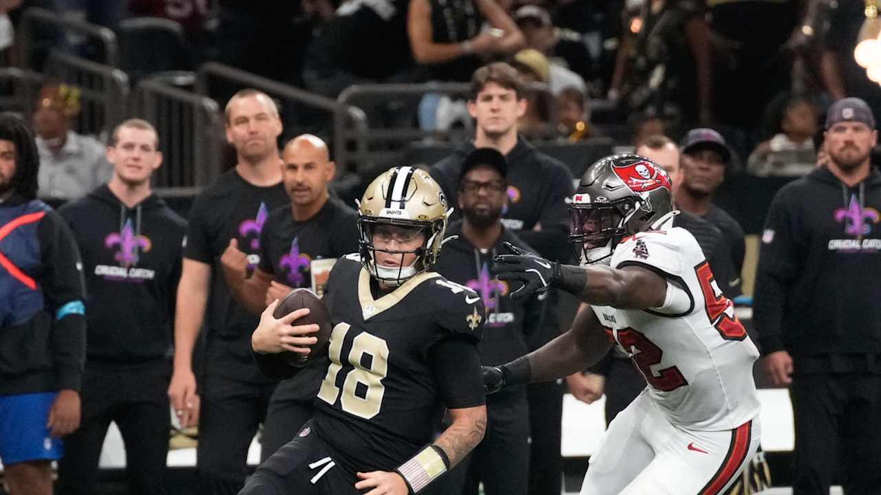 Halftime Update: New Orleans Saints 27, Tampa Bay Buccaneers 24