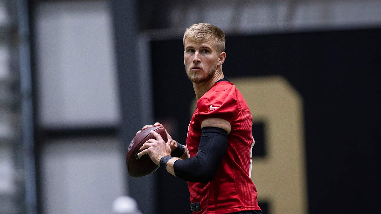 Tyler Shough has had a busy offseason, but the work is just getting started