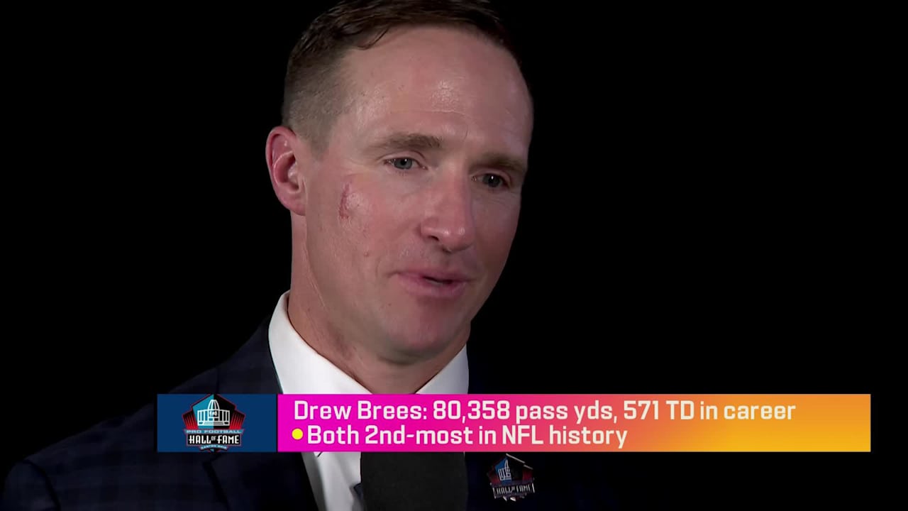 Drew Brees on being inducted to Pro Football Hall of Fame: There's a ...