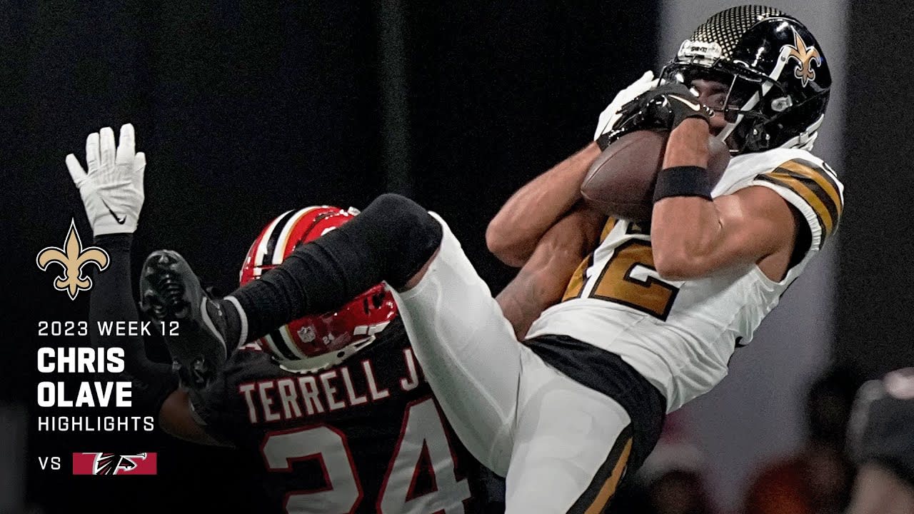 Watch Every Chris Olave Catch From 114-yard Game At Falcons