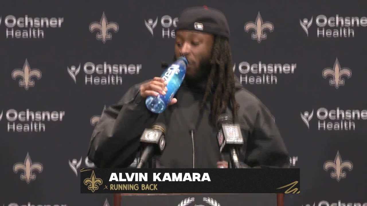 Saints RB Alvin Kamara Postgame After Win Vs. NY Giants