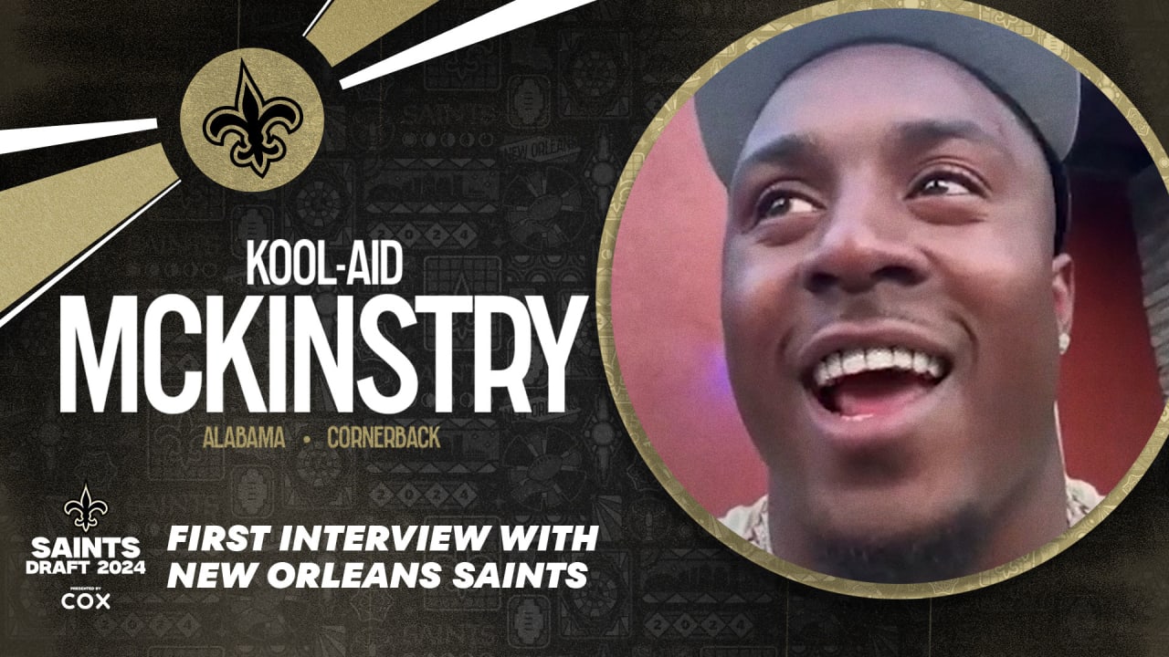 2024 NFL Draft: Kool-Aid McKinstry's first interview with New Orleans ...