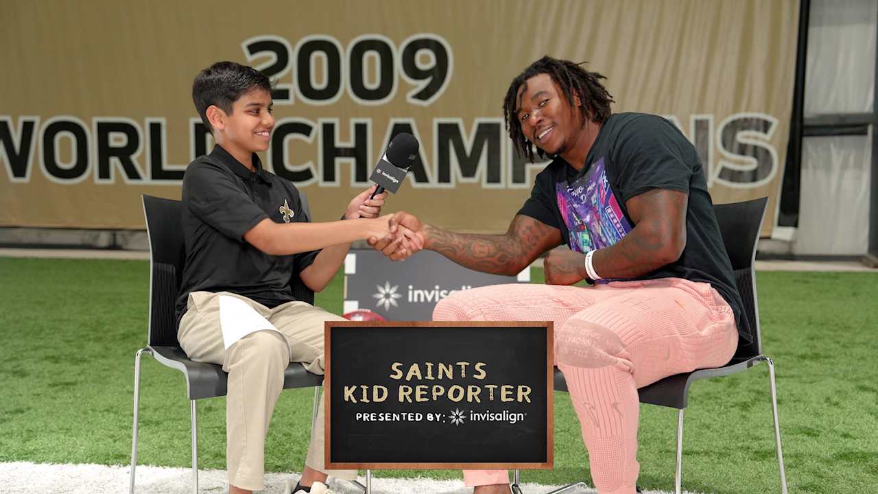 Kid Reporter interviews Saints RB Jamaal Williams