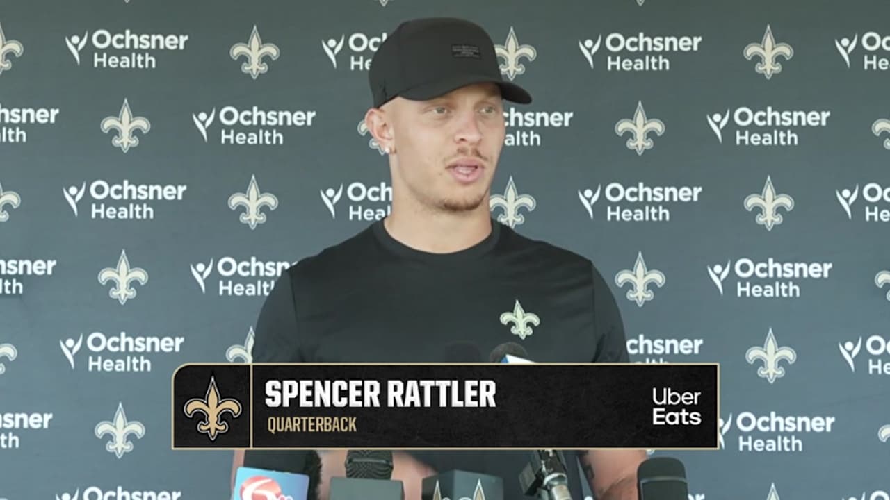 Saints Training Camp 2025: Spencer Rattler on being named starter ...