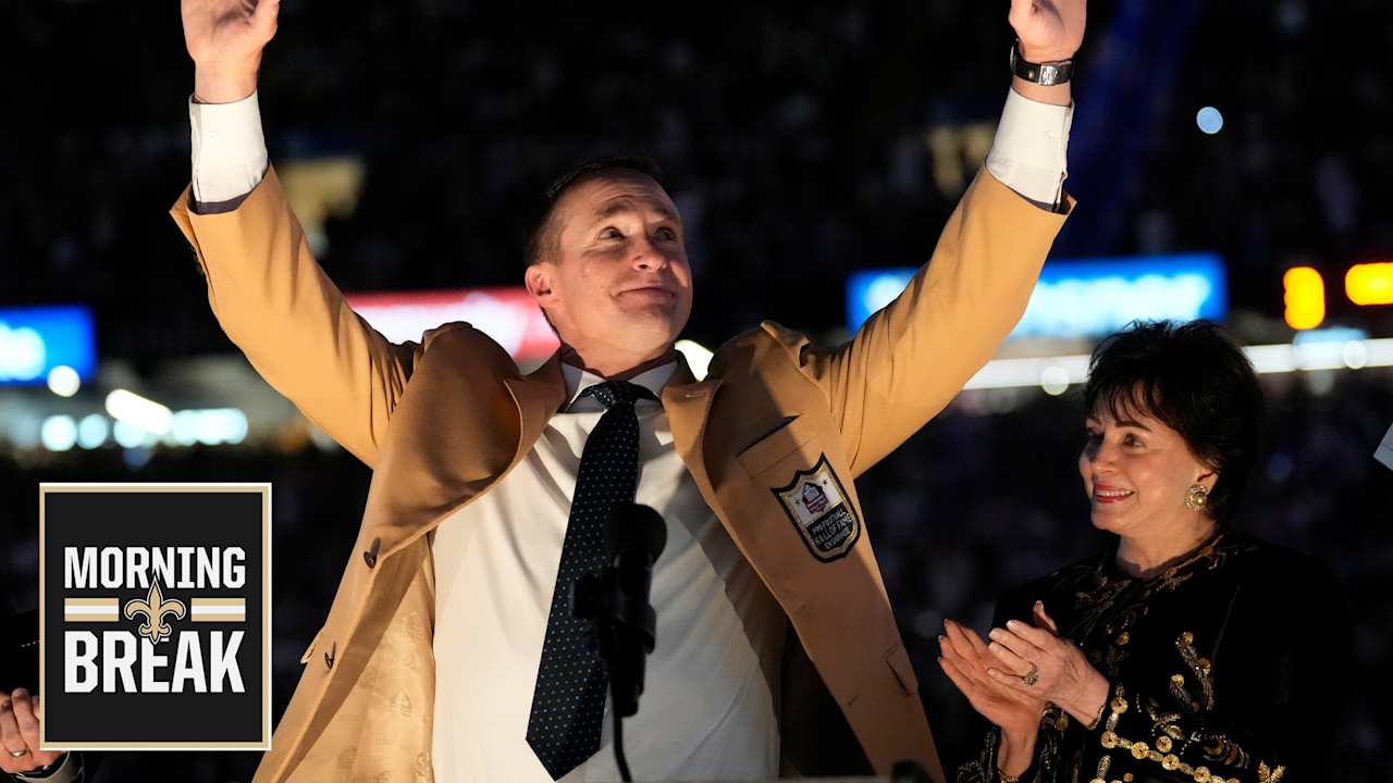 Morning Break: Saints celebrate Drew Brees’ Ring of Honor induction ...