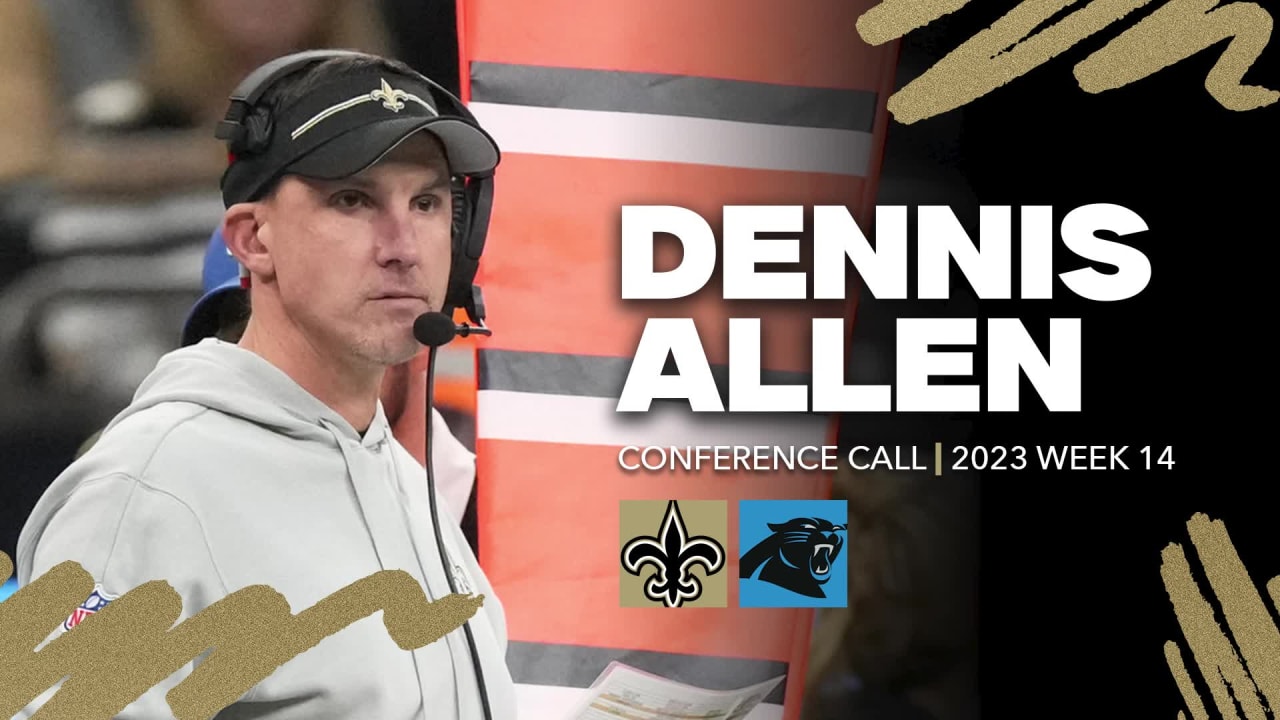 Week 14: Saints HC Dennis Allen Talks Panthers Game