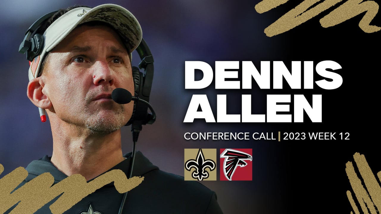 Week 12: Saints HC Dennis Allen Talks Falcons Game